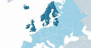 Países de Europa del Norte (listado y mapa) — Saber es práctico