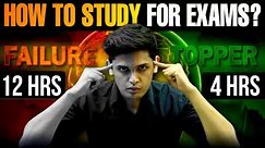 How to Study for Exams?🔥| 3 Scientific Steps to Cover Syllabus in less time| Prashant Kirad