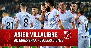 🎙 Asier Villalibre | post SD Eibar 0-3 Athletic Club | Copa 2023-24 1/16 Final