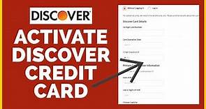 How to Activate Discover Credit Card Account Online 2022?