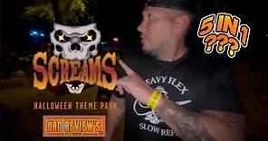 Screams Halloween Theme Park - 5 in 1 Haunted House 2022 (Official Review) TEXAS