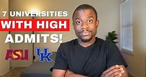 7 Top US Universities with High Acceptance Rates (Above 88%!!!)