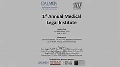#2468 1st Annual Medical Legal Institute Session One-Auto Crashes-Intro to Spine Anatomy & Pain Science