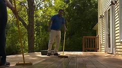 How to Re-Stain a Deck