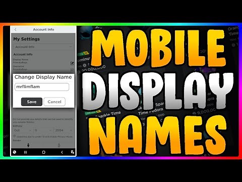 Roblox How To Set Display Name Zonealarm Results - how to change your roblox username for free on mobile