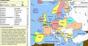 Learn the countries of Europe! - Geography Tutorial Game - Learning Level