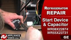 GE, General Electric Refrigerator –Diagnostic & Repair- Start Device - Relay / Overload & Capacitor