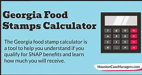 Georgia Food Stamp Calculator: How To Determine SNAP Eligibility