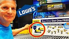 Lowes Buy 1 Get 1 Free Tool Deals NEW DeWalt Tools Feb 2023