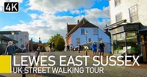 Lewes, East Sussex, UK | Town Centre Walking Tour with captions