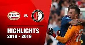 BIJLOW BESLISSEND! | Highlights PSV - Feyenoord | Johan Cruijff Schaal 2018-2019