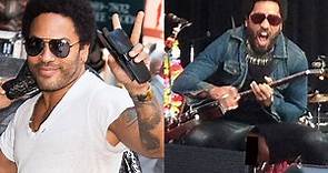Lenny Kravitz Exposes Junk After Leather Pants Rip Open!!! (PHOTO)