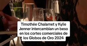 Timothée Chalamet y Kylie Jenner intercambian un beso en los cortes comerciales de los Globos de Oro 2024 || #TimothéeChalamet #KylieJenner #timothéeandkylie #goldenglobes #goldenglobes2024 #GlobosdeOro #entretnews #viral #ElComercioPerú