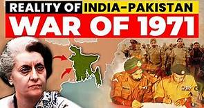 Brief History of India Pakistan 1971 War | Why it happened? | Bangladesh Liberation War