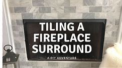 Tiling Fireplace Surround - Amateur DIY Project