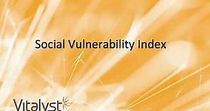 What is the Social Vulnerability Index?