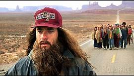 Forrest Gump runs across America for 1170 days and 16 hours