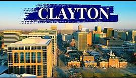 Downtown Clayton, MO Aerial Drone Tour 4K