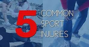 5 Common Sports Injuries