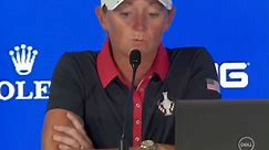 Stacy Lewis on the Solheim Cup tie