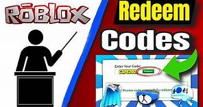 How To Redeem Promo Codes On Roblox