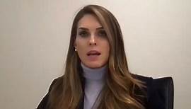Hope Hicks describes conversation with Trump in newly released video
