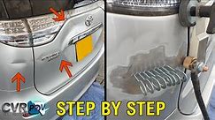Nasty Dent and Crease Repair step by step spot welder