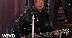 Bon Jovi - Wanted Dead Or Alive (Live on Letterman)