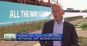 Shipping giant Maersk unveils world's first vessel run with green methanol
