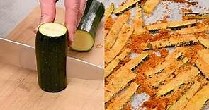 Bastoncini di zucchine gratinate: croccanti e velocissimi da preparare in forno!