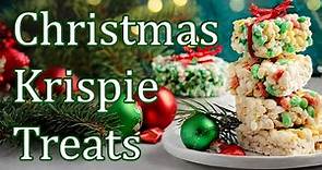 Christmas rice krispie treats recipe easy
