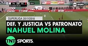 Nahuel Molina (1-0) Def. y Justicia vs Patronato | Fecha 17 - Superliga Argentina 2017/2018