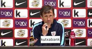 Rueda de prensa de José Ángel Ziganda tras el Bilbao Athletic (1-1) CD Mirandés