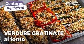 VERDURE GRATINATE SUPER SAPORITE! – COLORE, BONTÀ E CROCCANTEZZA in TAVOLA! 🍆🥒🌶️ 😋