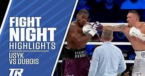 All the Angles of Oleksandr Usyk Knockout Victory of Dubois To Keep Heavyweight Belts | HIGHLIGHTS