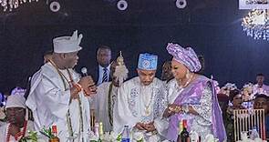 Temidayo - The moment the Ooni of Ife arrived for the 3 in...