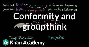 Conformity and groupthink | Behavior | MCAT | Khan Academy