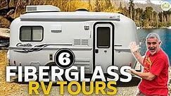 7 Awesome Fiberglass Camper Tours!
