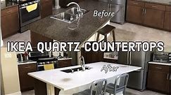 IKEA Quartz Countertops $5,000 - Before & After!