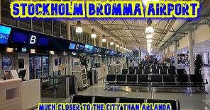 Stockholm Bromma Airport - Sweden (Much Closer To The City Than Arlanda)