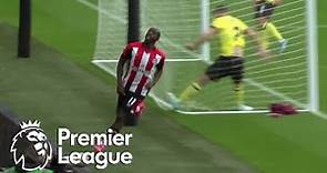 Yoane Wissa taps in Brentford's go-ahead goal against Burnley | Premier League | NBC Sports