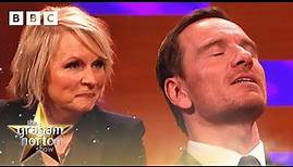 Where NOT to fall asleep ft. Jennifer Saunders and Michael Fassbender | The Graham Norton Show - BBC