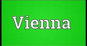 Vienna Meaning
