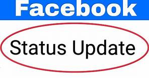 How To Fix Facebook Status Update All Problem Solve