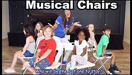 Learn Musical Chairs Song for Children (Official Video) by Patty Shukla | Freeze Dance and more.