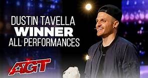 Dustin Tavella | AGT WINNER | All Performances | America's Got Talent 2021