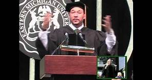 Charlie Batch gives EMU commencement address