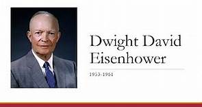 Dwight David Eisenhower 1953-1961