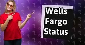 How do I check the status of my Wells Fargo application?