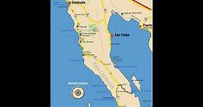 mapa de Baja California Norte